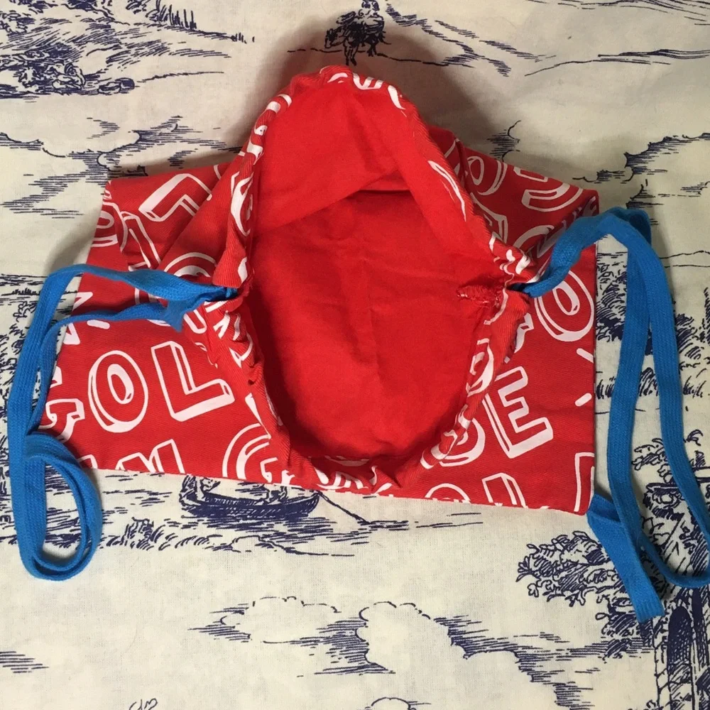 Golden Goose Drawstring Dustbag Mini Kids dust back bag 11” x 9”